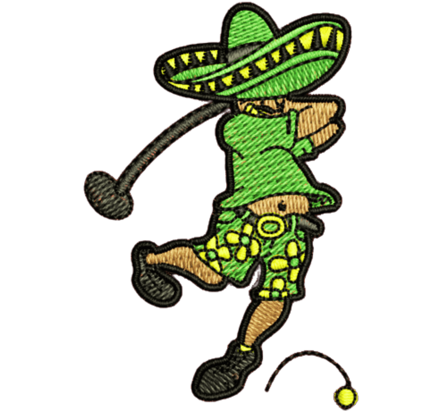 Digitized-Embroidery-Mexican-Golf-Guy