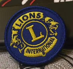 Lions-Blue-Embroidery-Patch-With-Marrow-Border